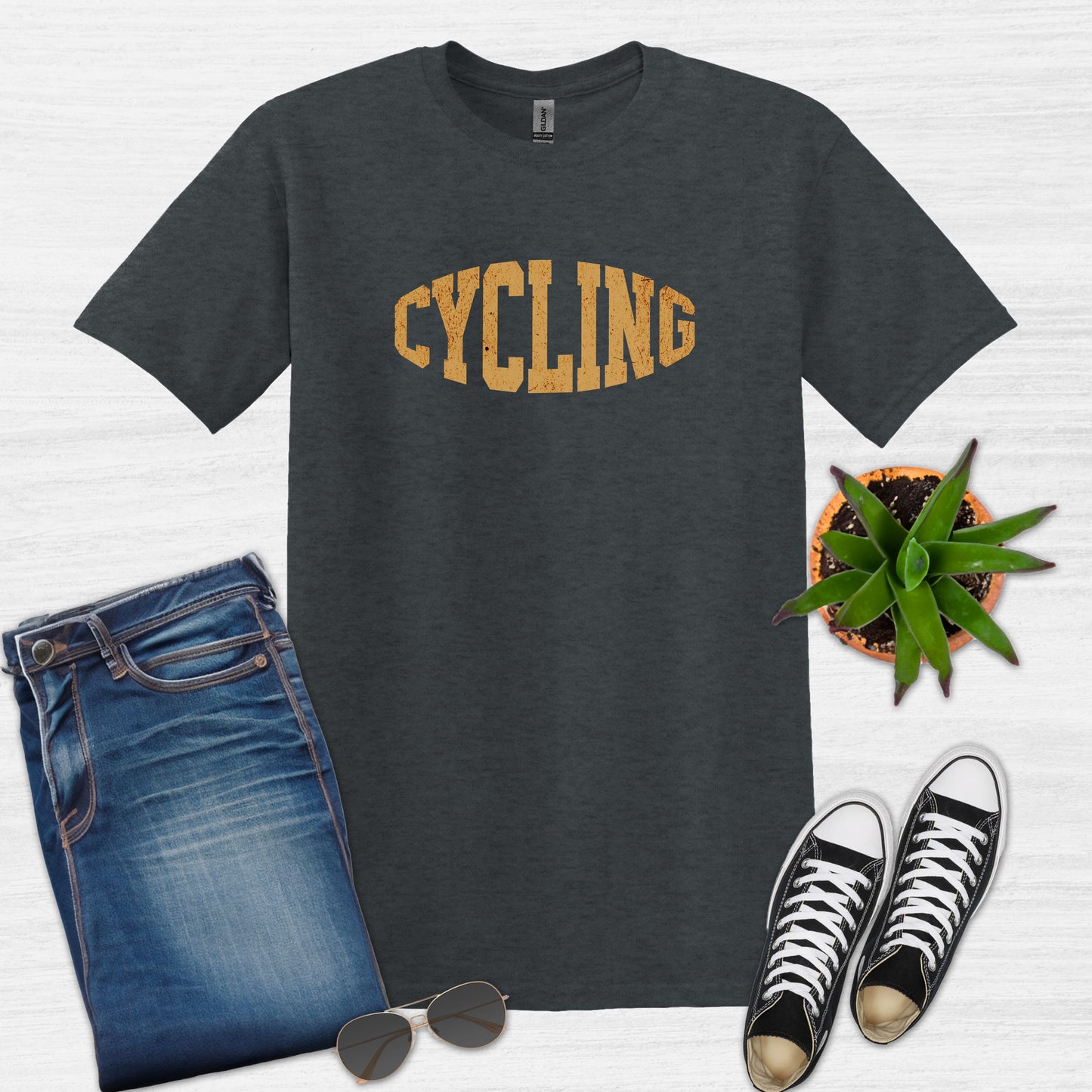 Vintage Cycling Enthusiast T-Shirt