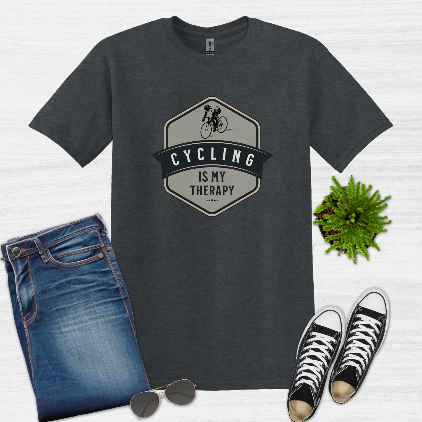 Cycling is my Therapy T-Shirt