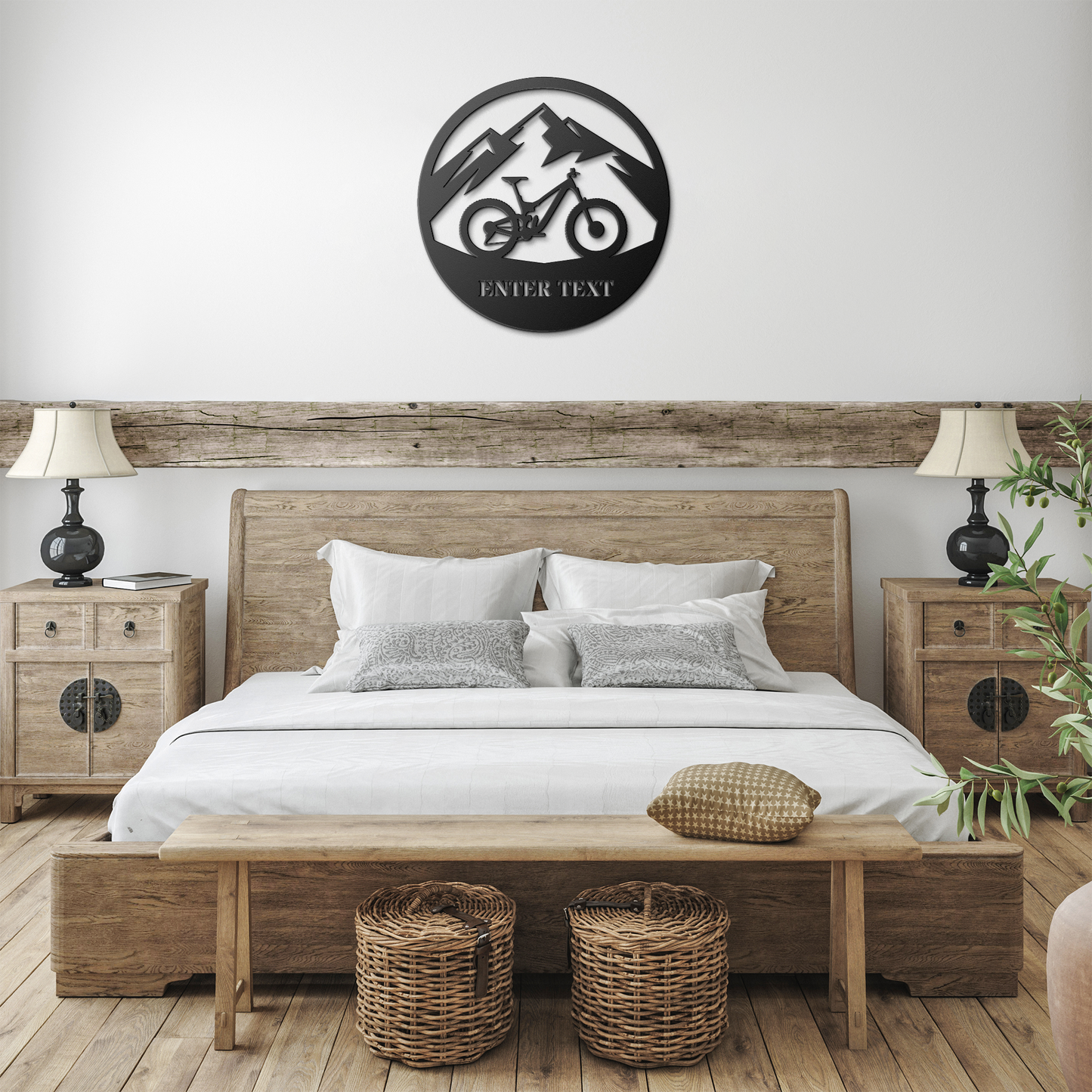 Personalized Mountain Bike MTB Metal Sign