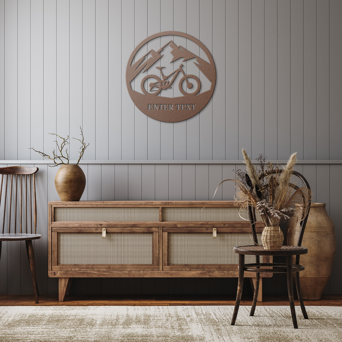 Personalized Mountain Bike MTB Metal Sign