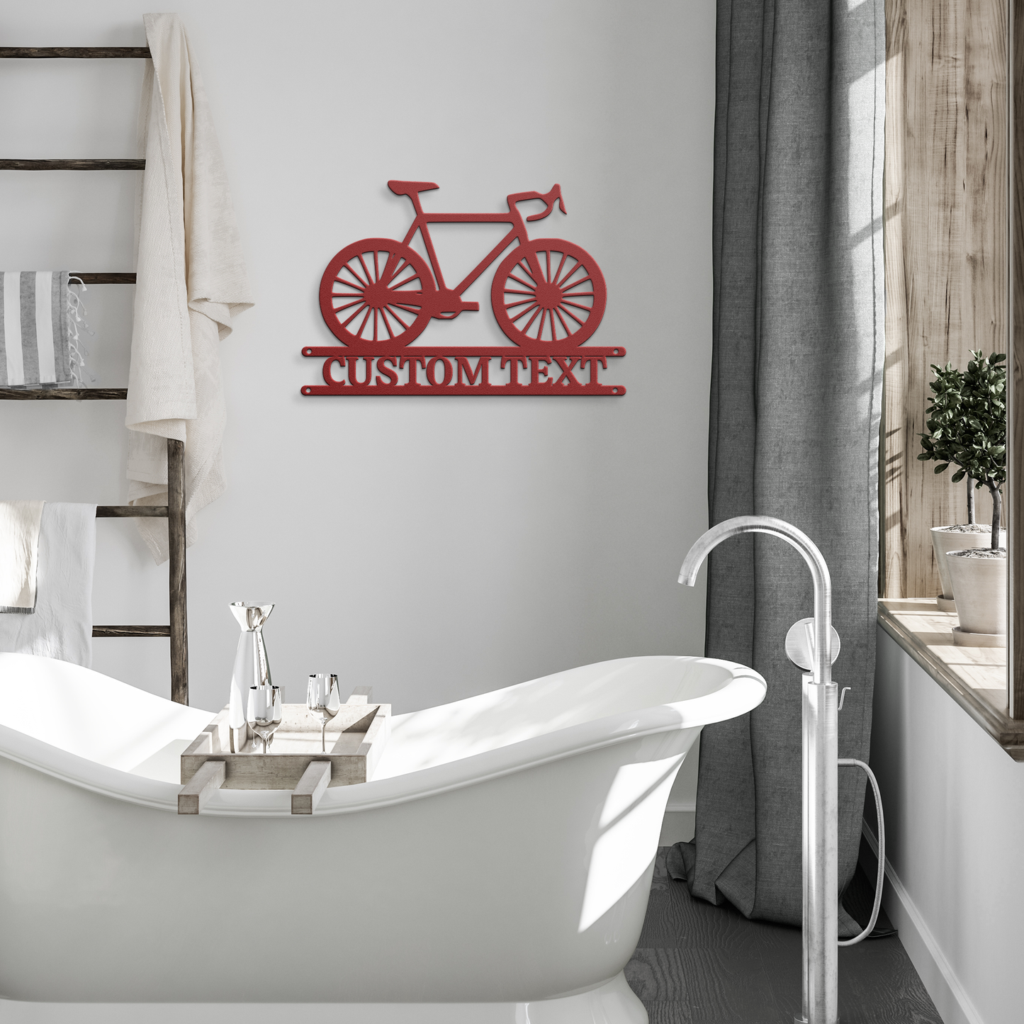 Personalized Bicycle Metal Sign Wall Art
