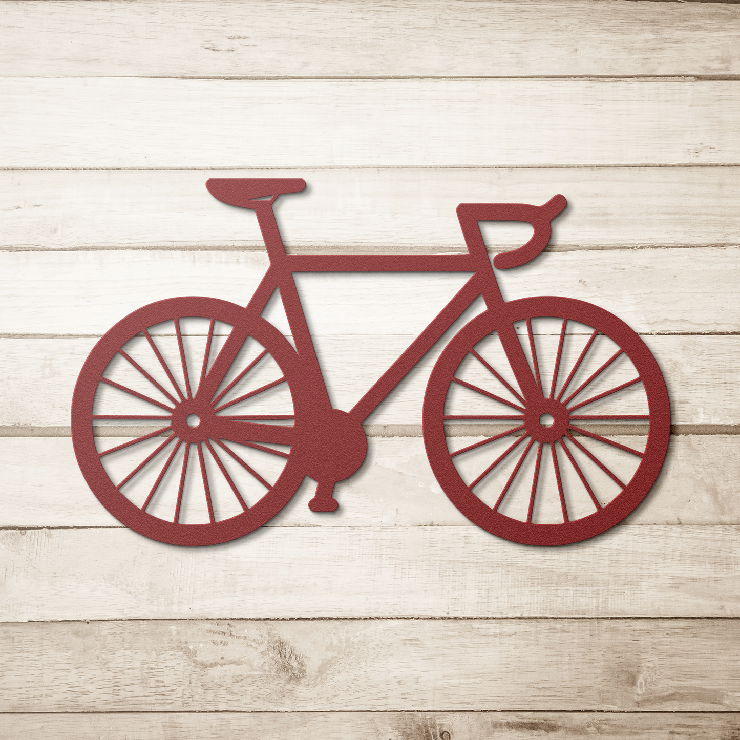 Race Bicycle Metal Sign