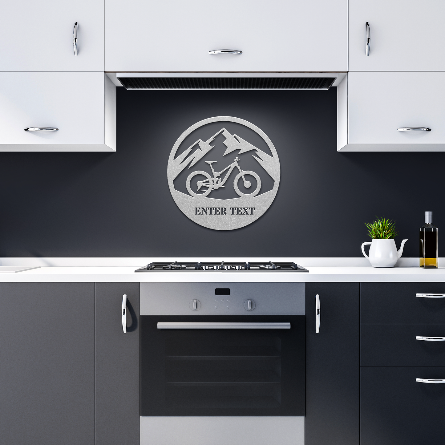 Personalized Mountain Bike MTB Metal Sign