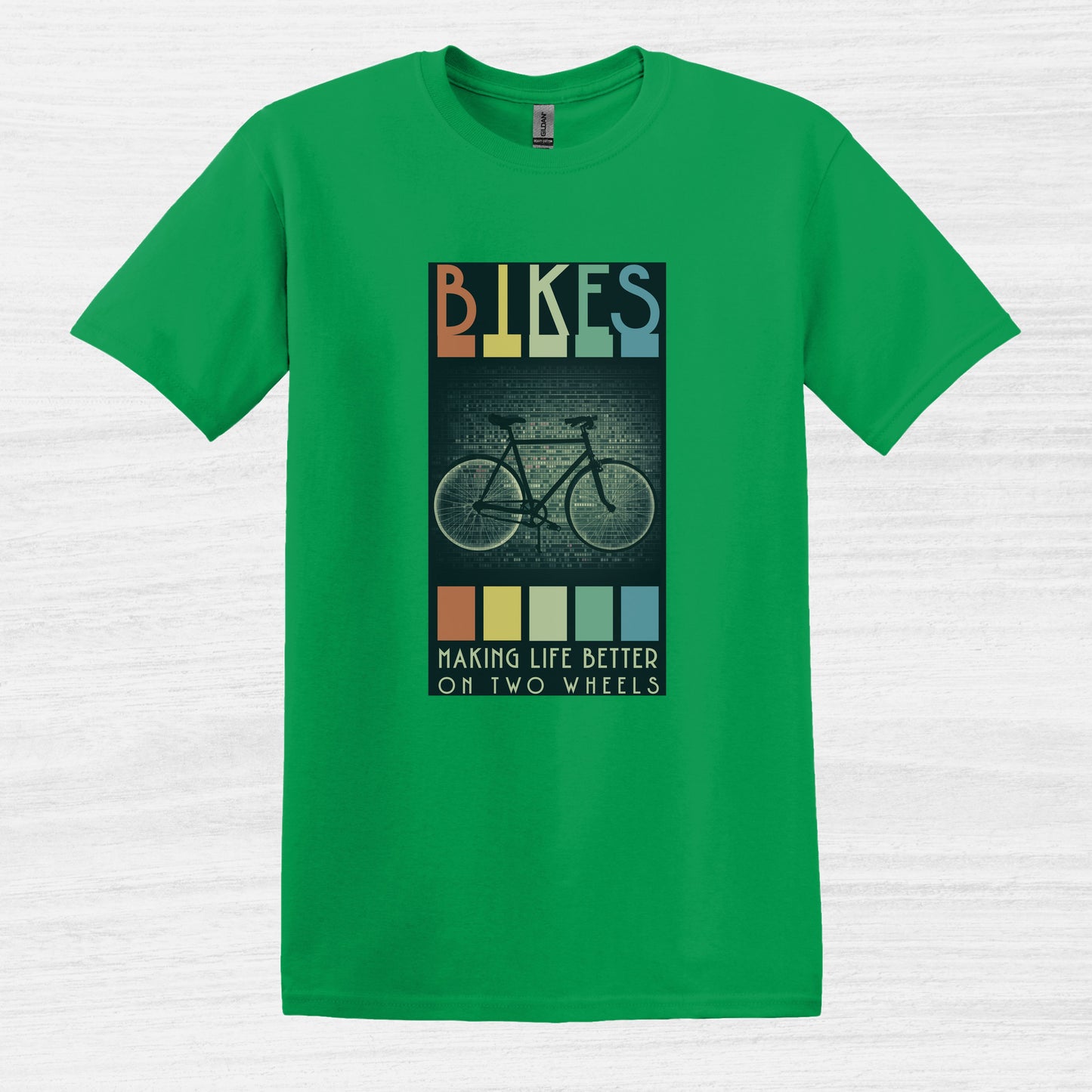 Camiseta Bicicletas que mejoran la vida sobre dos ruedas