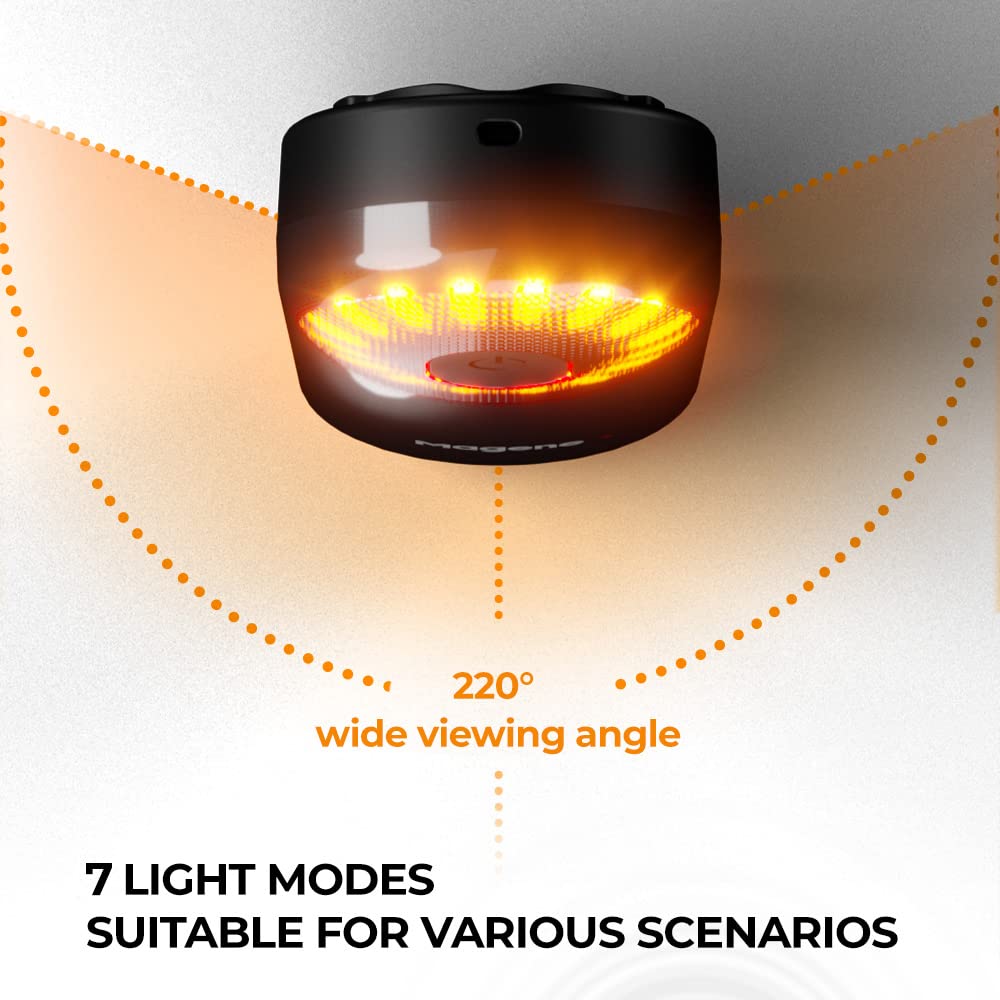 Magene L508 Bike Radar Tail Light, Smart Rear View Radar Taillight Compatible with Some Bike Computers and Watches 3