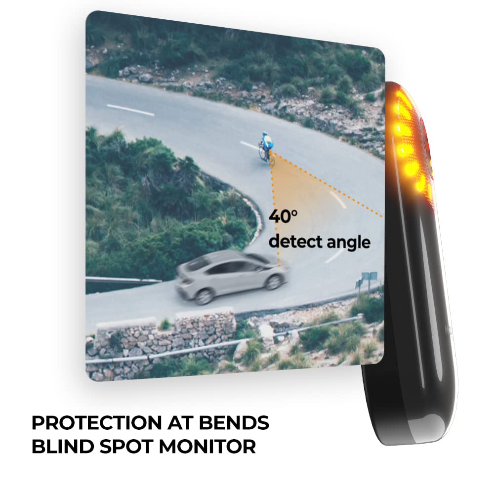 Magene L508 Bike Radar Tail Light, Smart Rear View Radar Taillight Compatible with Some Bike Computers and Watches 6