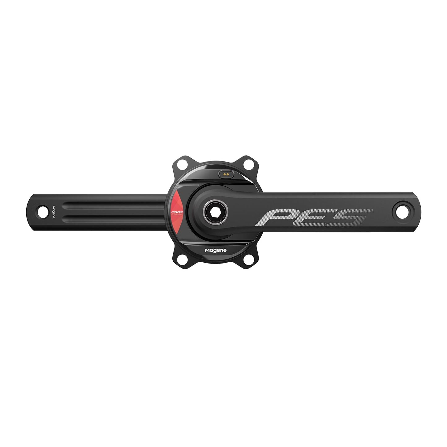 Magene Power Meter for Cycling, PES Crankarm + P505 Spider-Based Power Meter, 110 BCD 4 Bolt, 24mm Steel Spindle, ANT+/Bluetooth 1