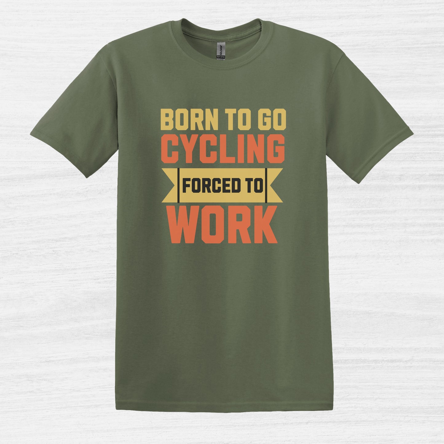 Camiseta Born to Go Cycling Obligado a trabajar