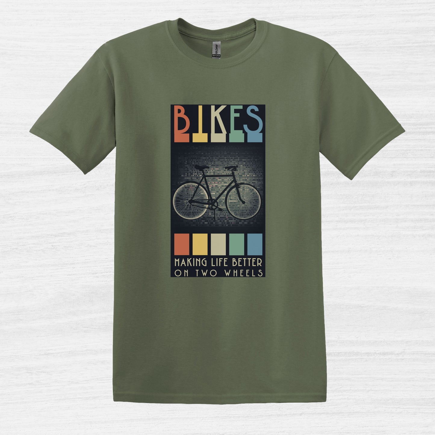 Camiseta Bicicletas que mejoran la vida sobre dos ruedas