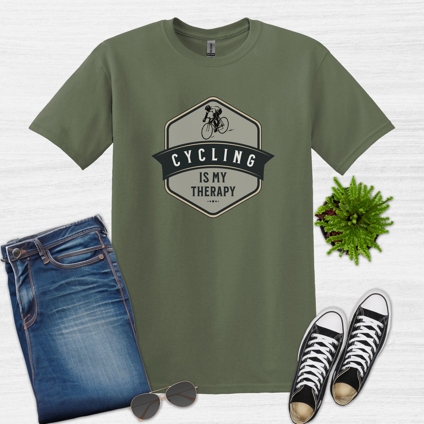Cycling is my Therapy T-Shirt