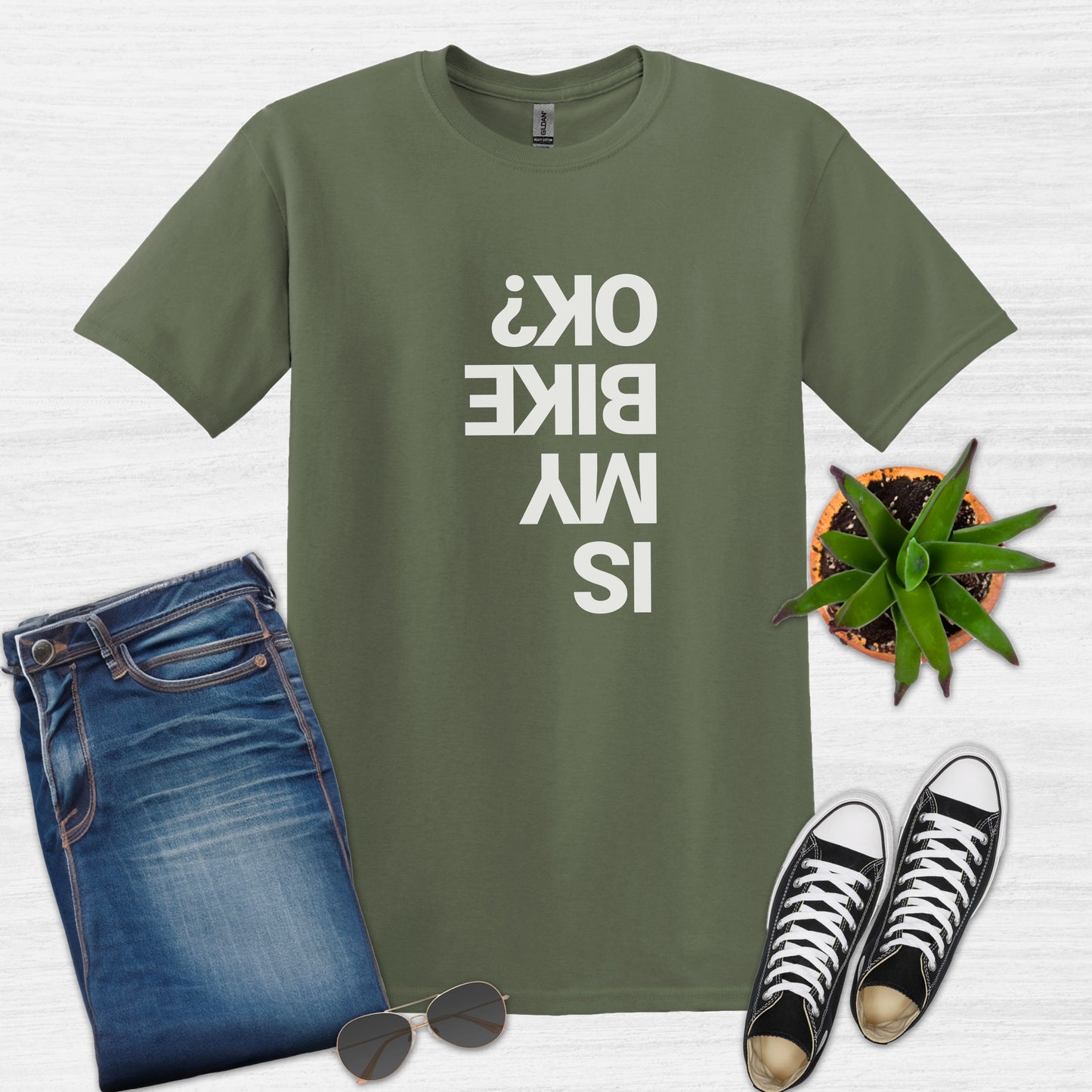 Is my Bike OK? Bicycle T-shirt