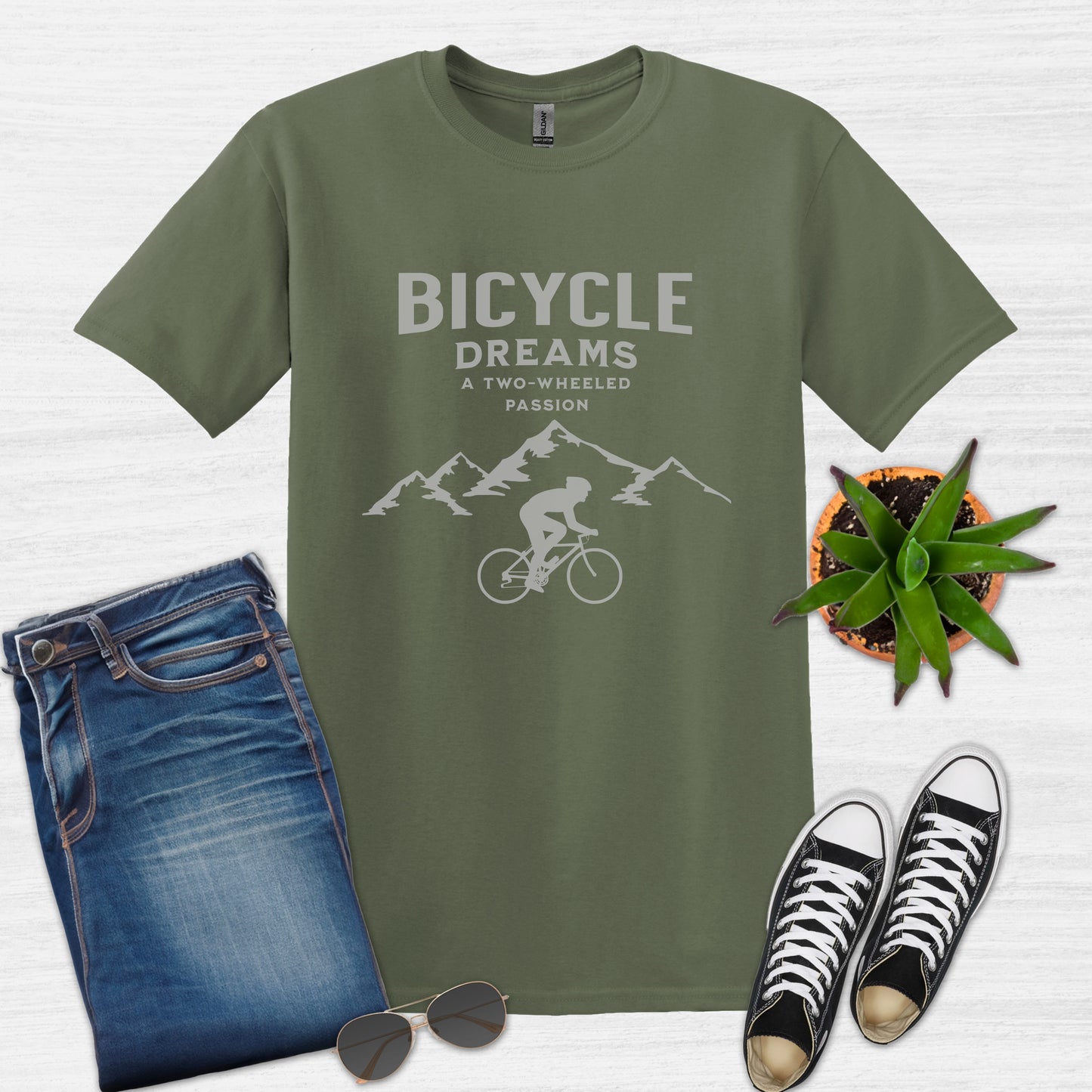 Bicycle Dreams a two-wheeled passion T-Shirt