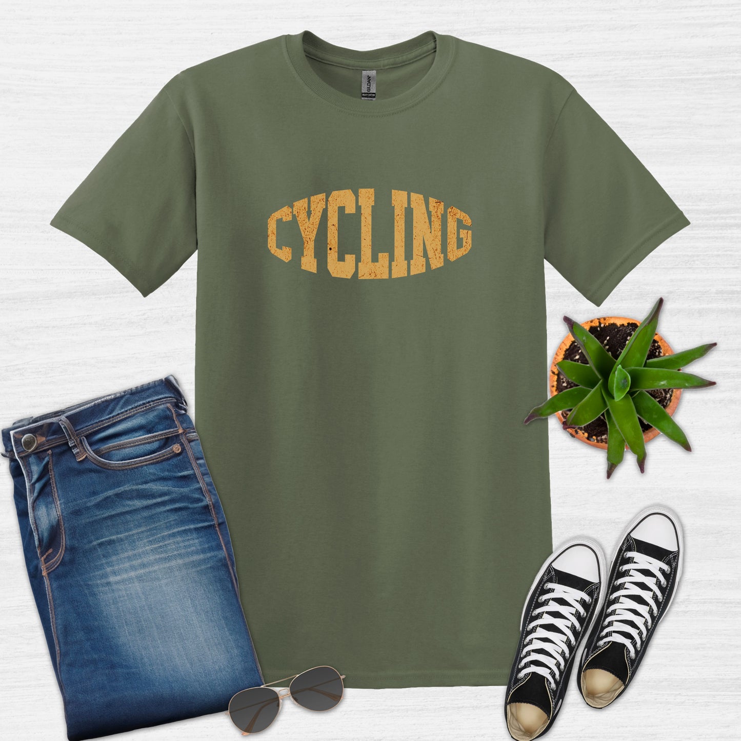 Vintage Cycling Enthusiast T-Shirt