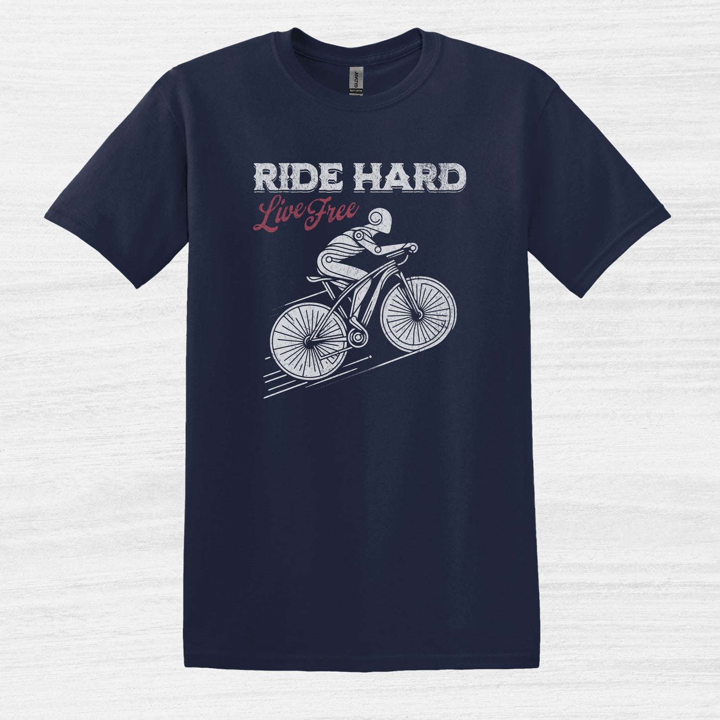 Ride Hard Live Free Bike T-Shirt