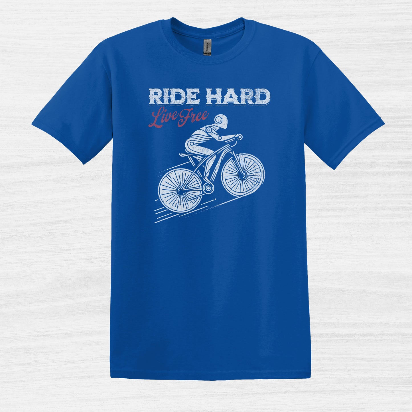Ride Hard Live Free Bike T-Shirt