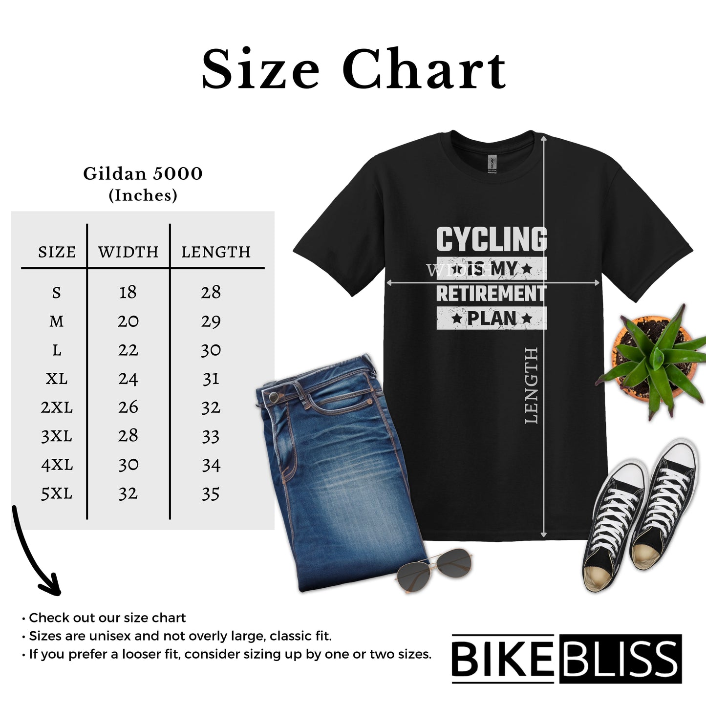 El ciclismo es mi camiseta del plan de jubilación