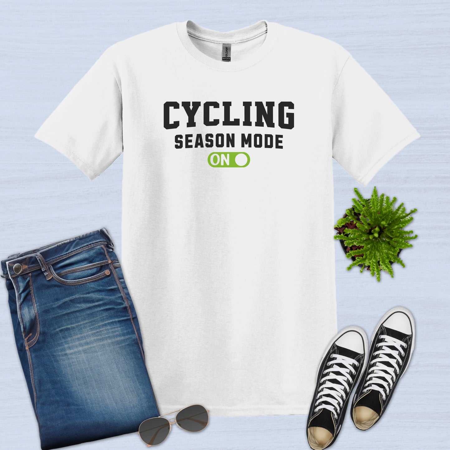 Cycling Season Mode ON T-Shirt