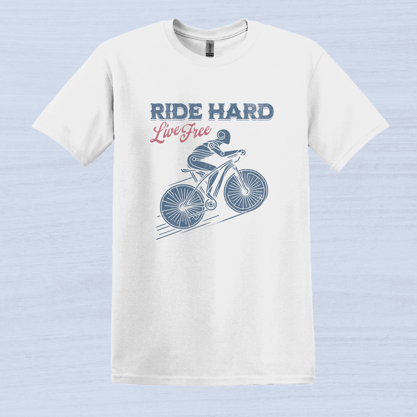 Ride Hard Live Free Bike T-Shirt