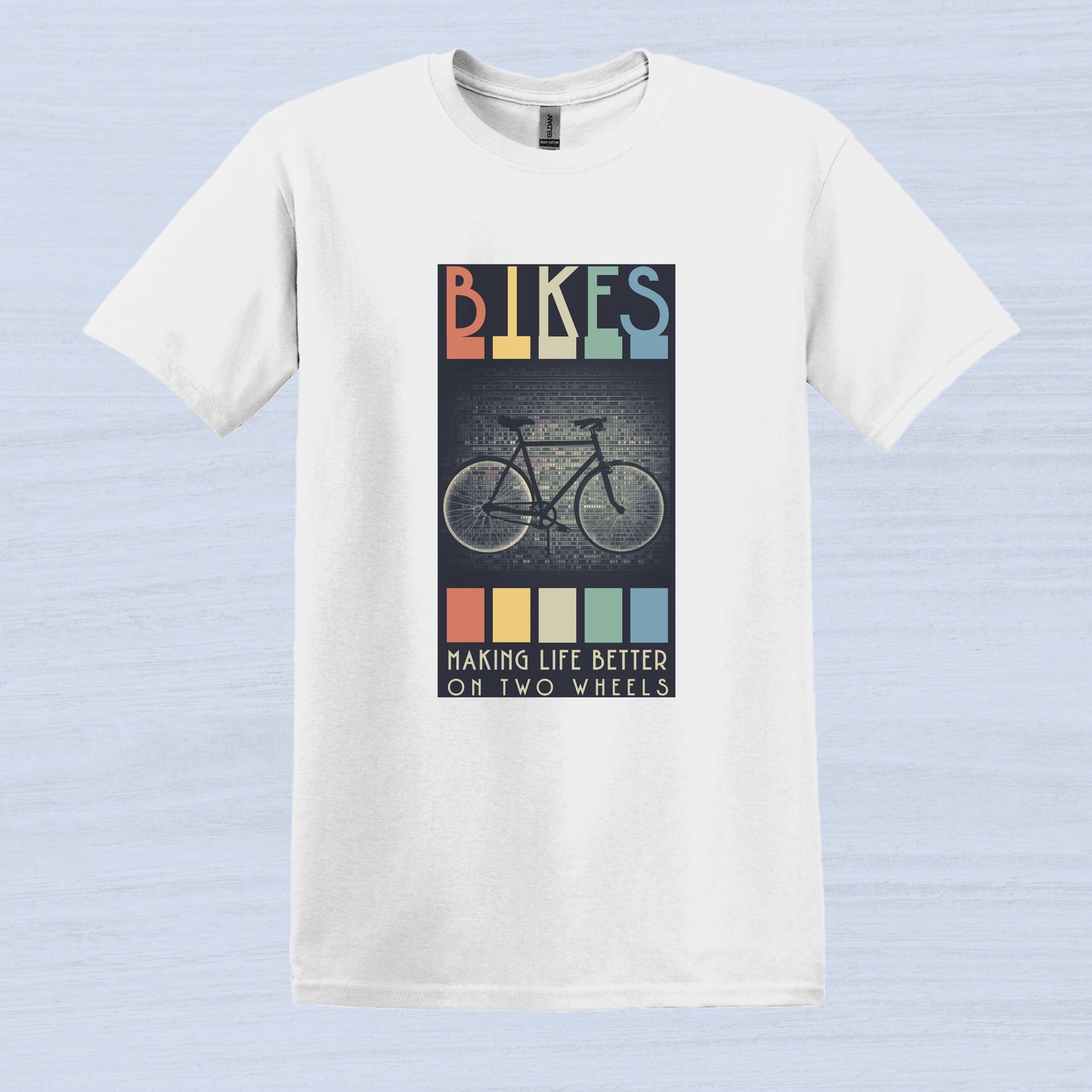 Camiseta Bicicletas que mejoran la vida sobre dos ruedas