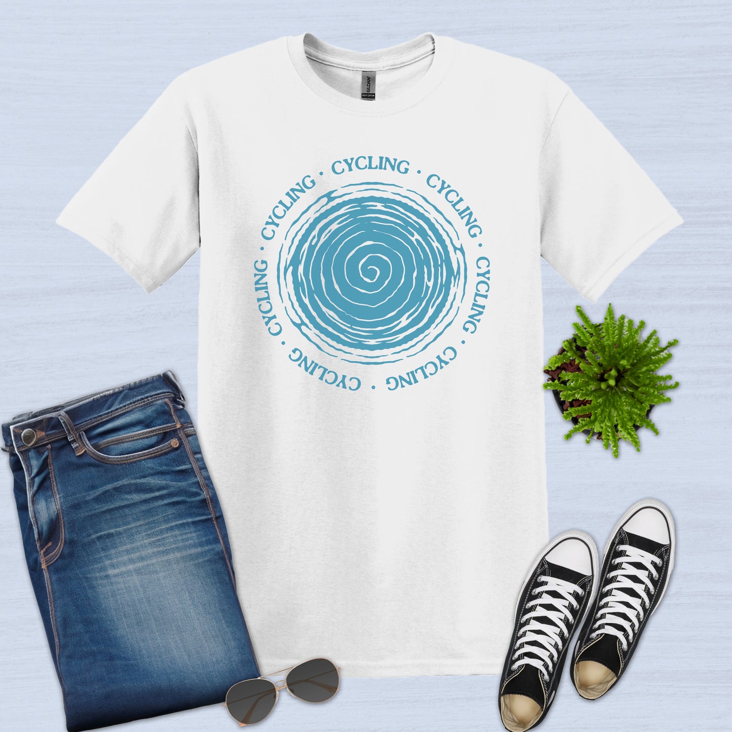 Cycling Cycle - Bicycle T-Shirt