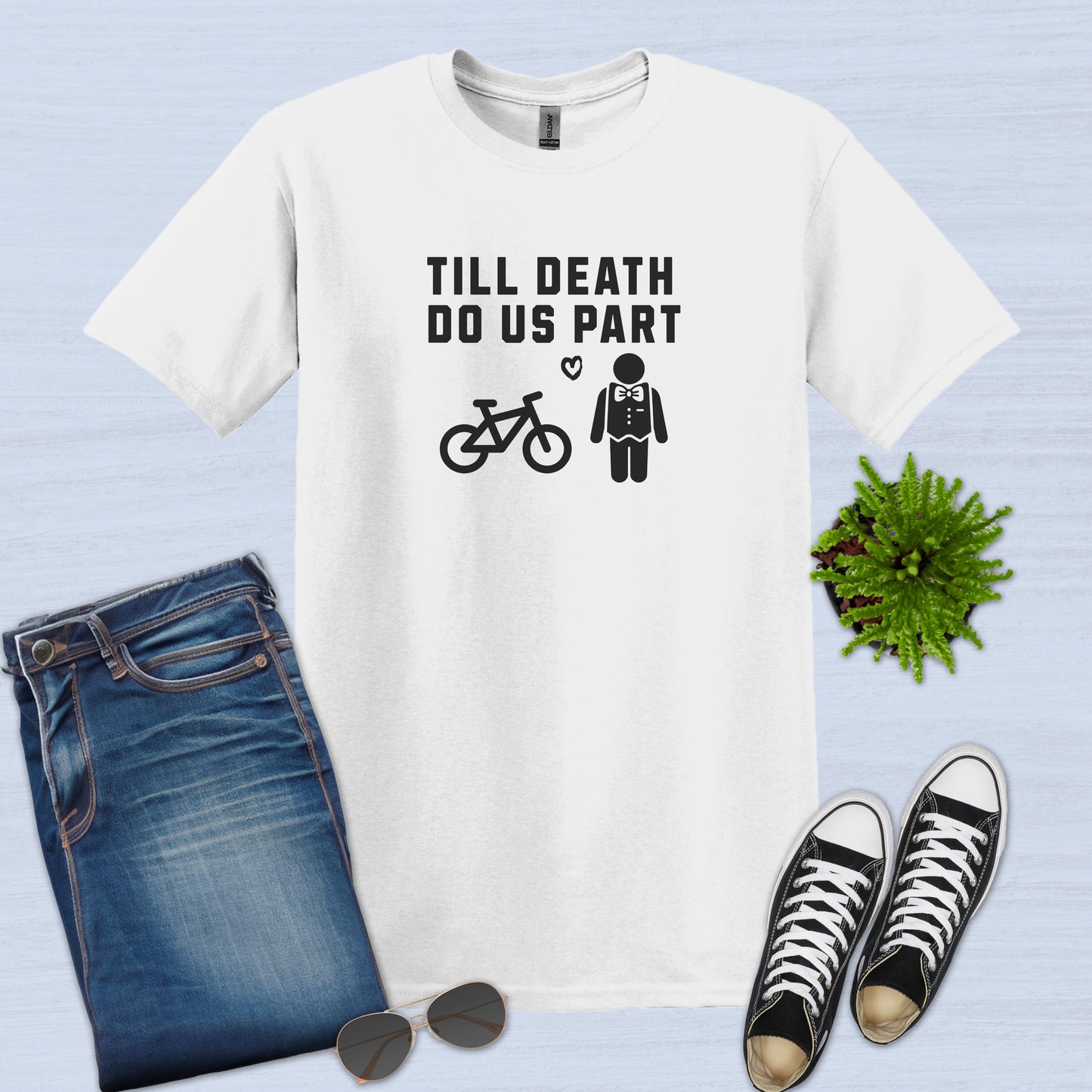 Till death do us part Bicycle T-Shirt