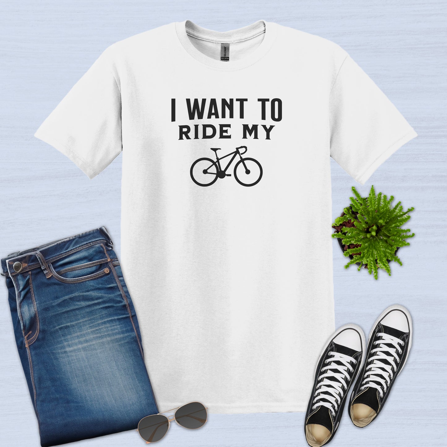 Camiseta Quiero andar en bicicleta