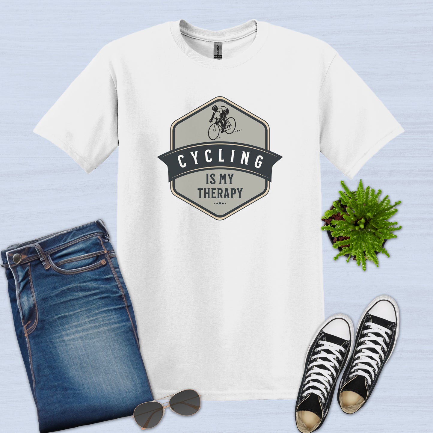 Cycling is my Therapy T-Shirt