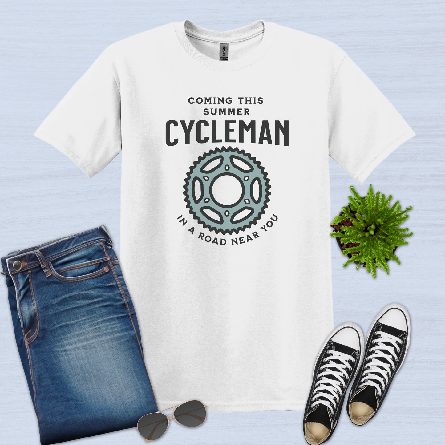 Cycleman coming this summer Bicycles T-Shirt