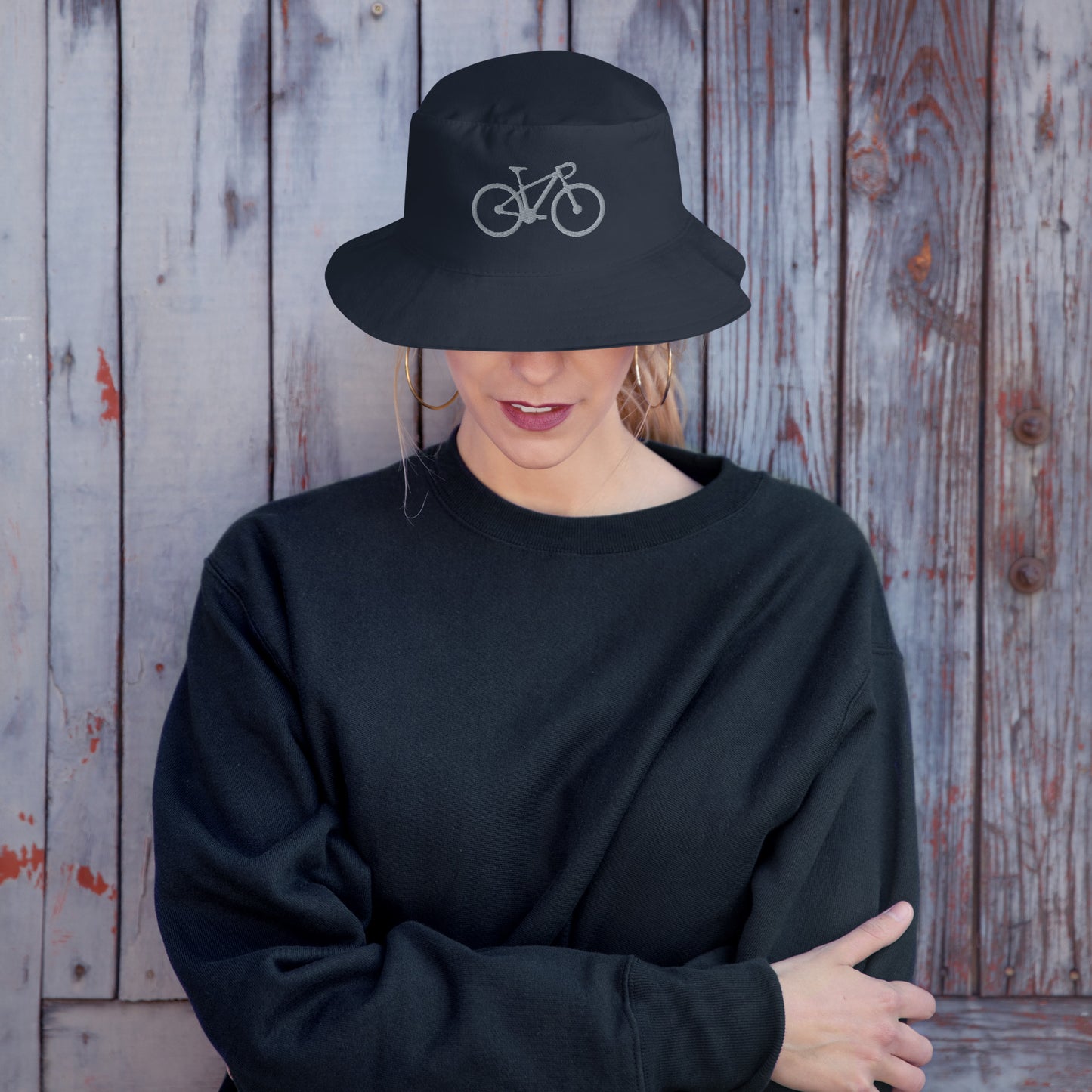 Race Bike Embroidered Bucket Hat