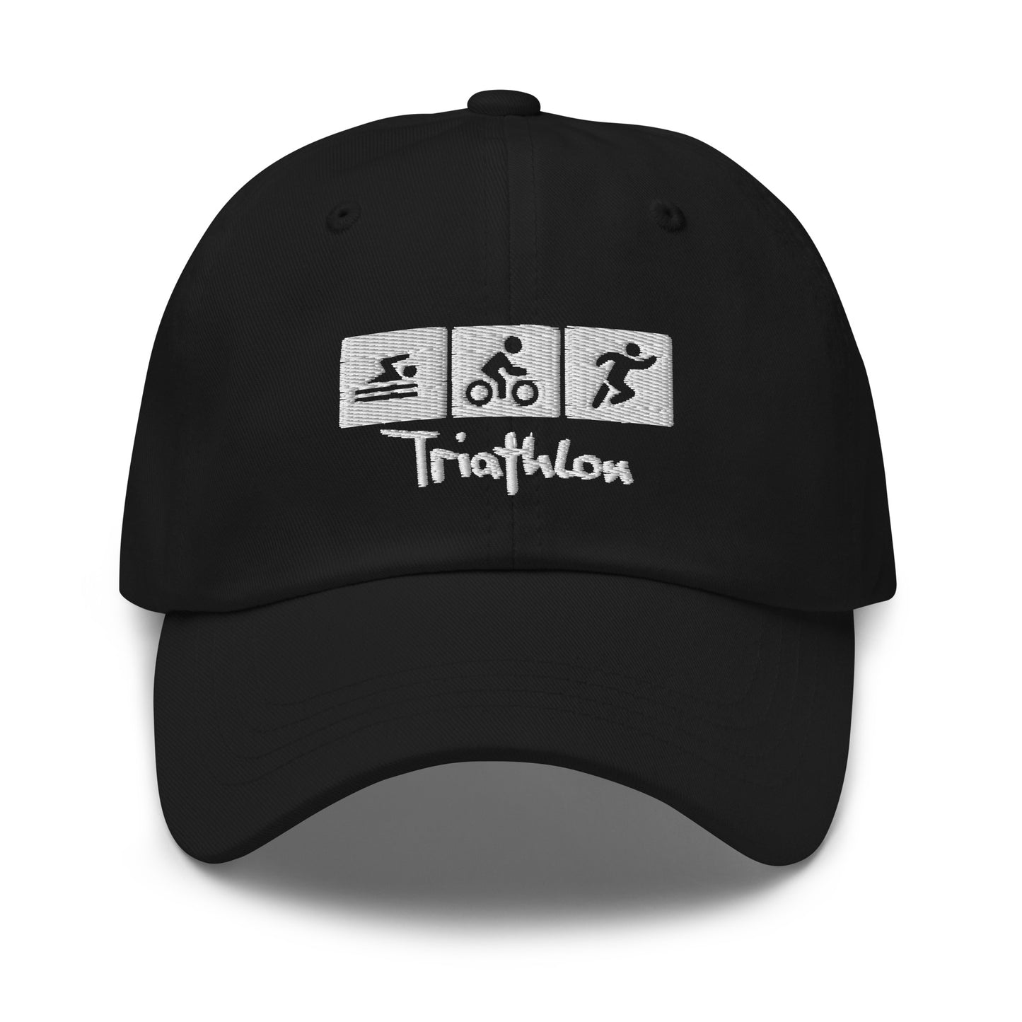 Gorro de papá bordado de triatlón