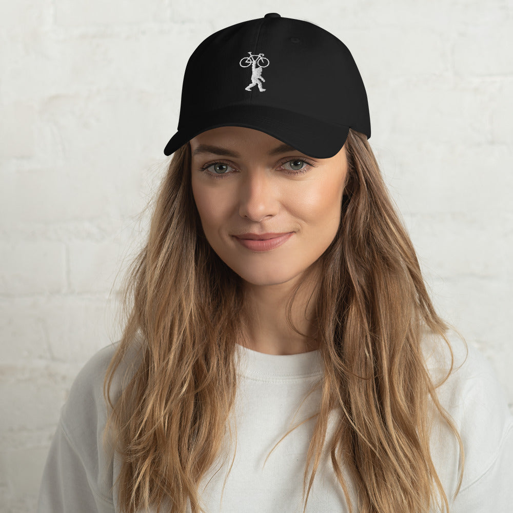 Bigfoot and Bike Embroidered Hat