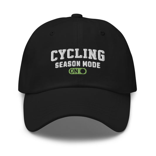 Cycling Season Mode ON Embroidered Hat