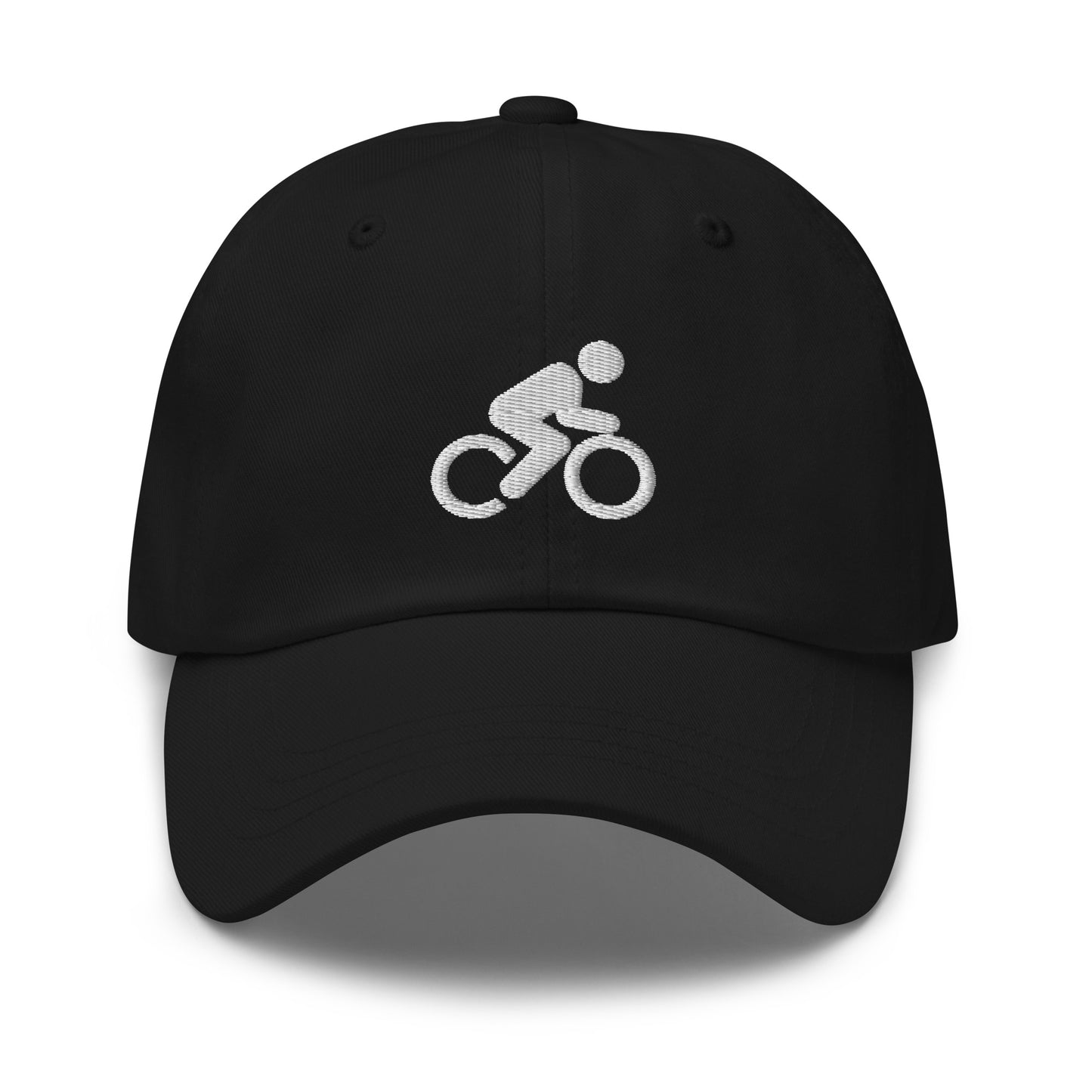Gorro de papá bordado ciclista