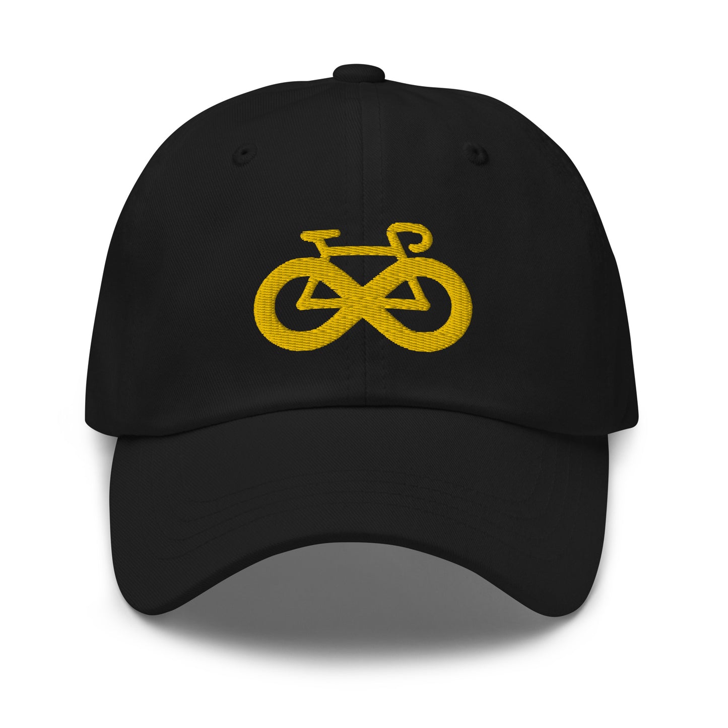 Infinity Yellow Bicycle Embroidered Hat