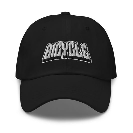 Bicycle biker Text Embroidered hat