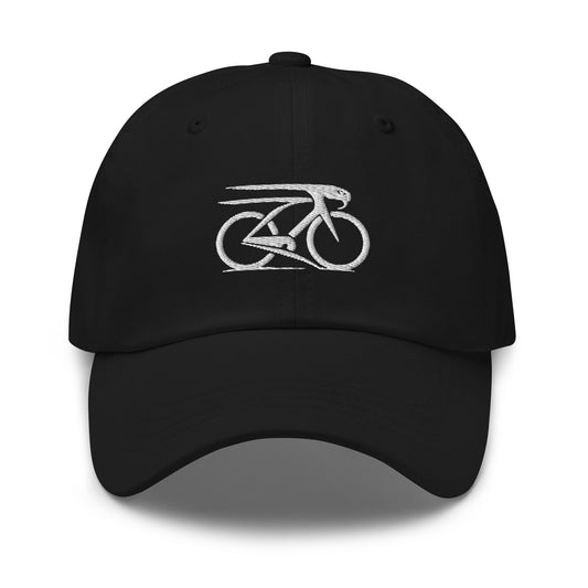 Bicycle and Cobra Embroidered Hat