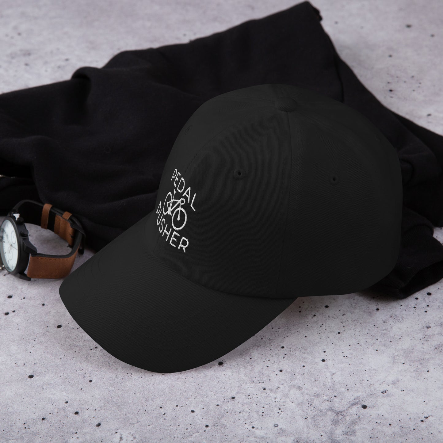 Pedal Pusher Embroidered Hat