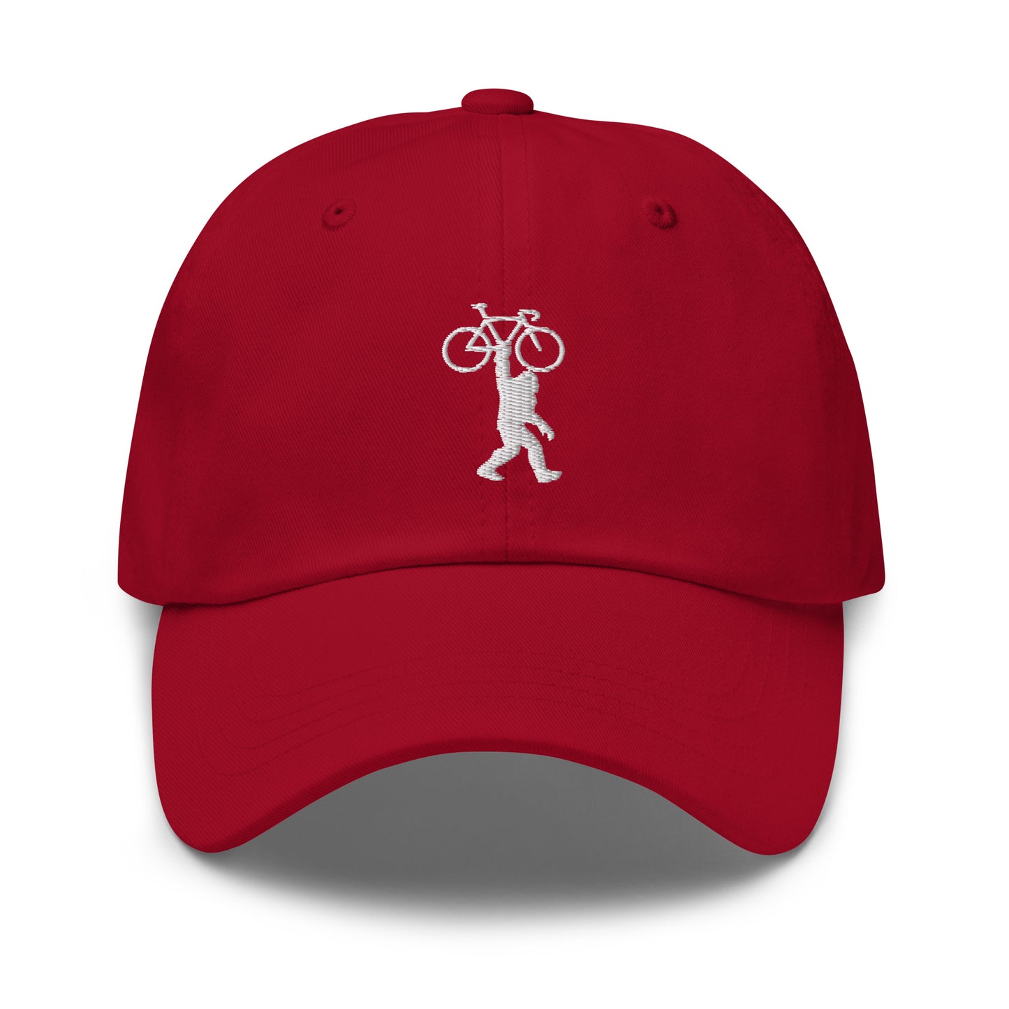 Bigfoot and Bike Embroidered Hat