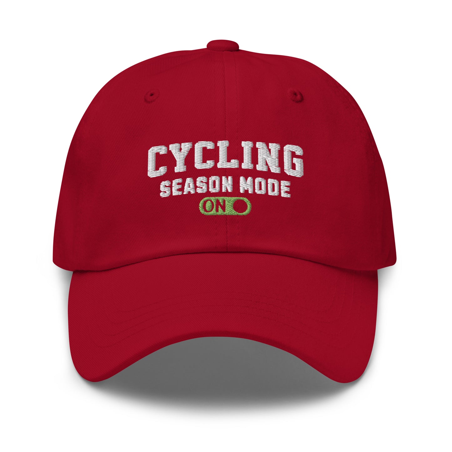 Cycling Season Mode ON Embroidered Hat