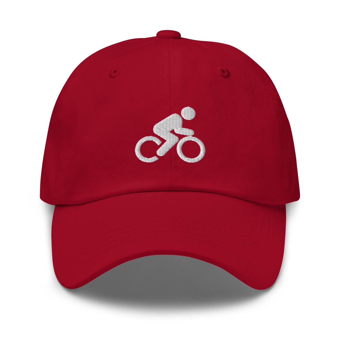 Gorro de papá bordado ciclista