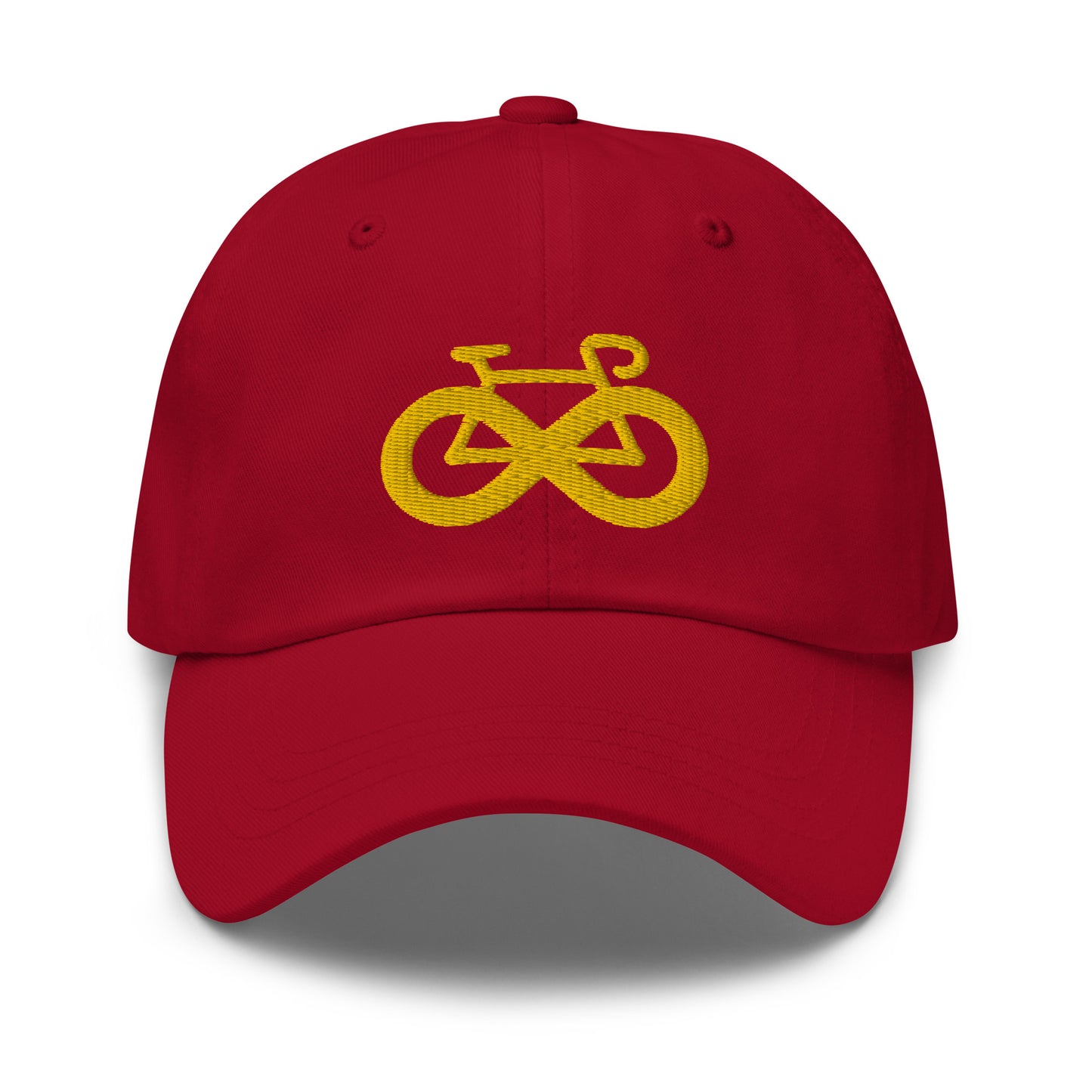 Infinity Yellow Bicycle Embroidered Hat