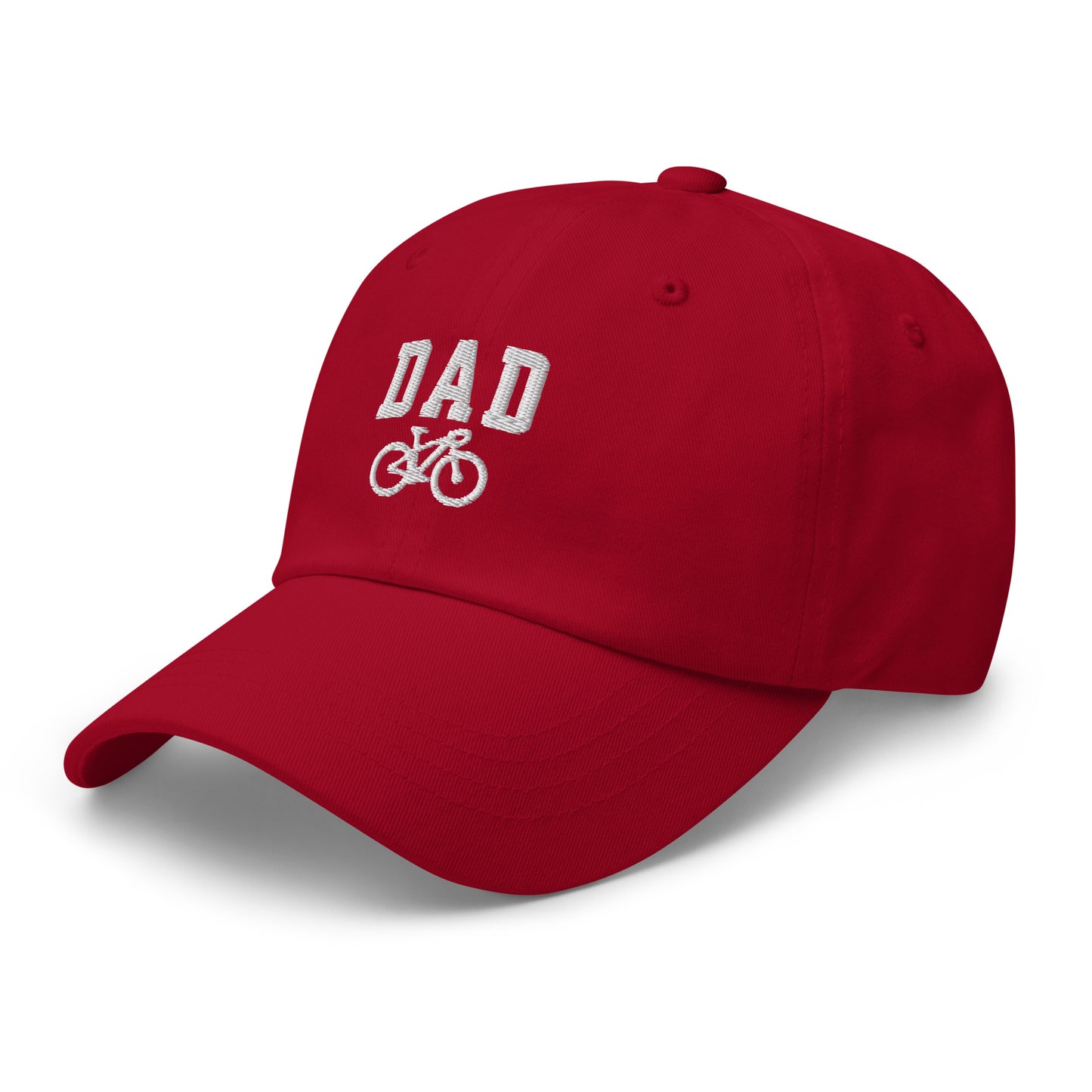 Dad and Bicycle Embroidered Hat