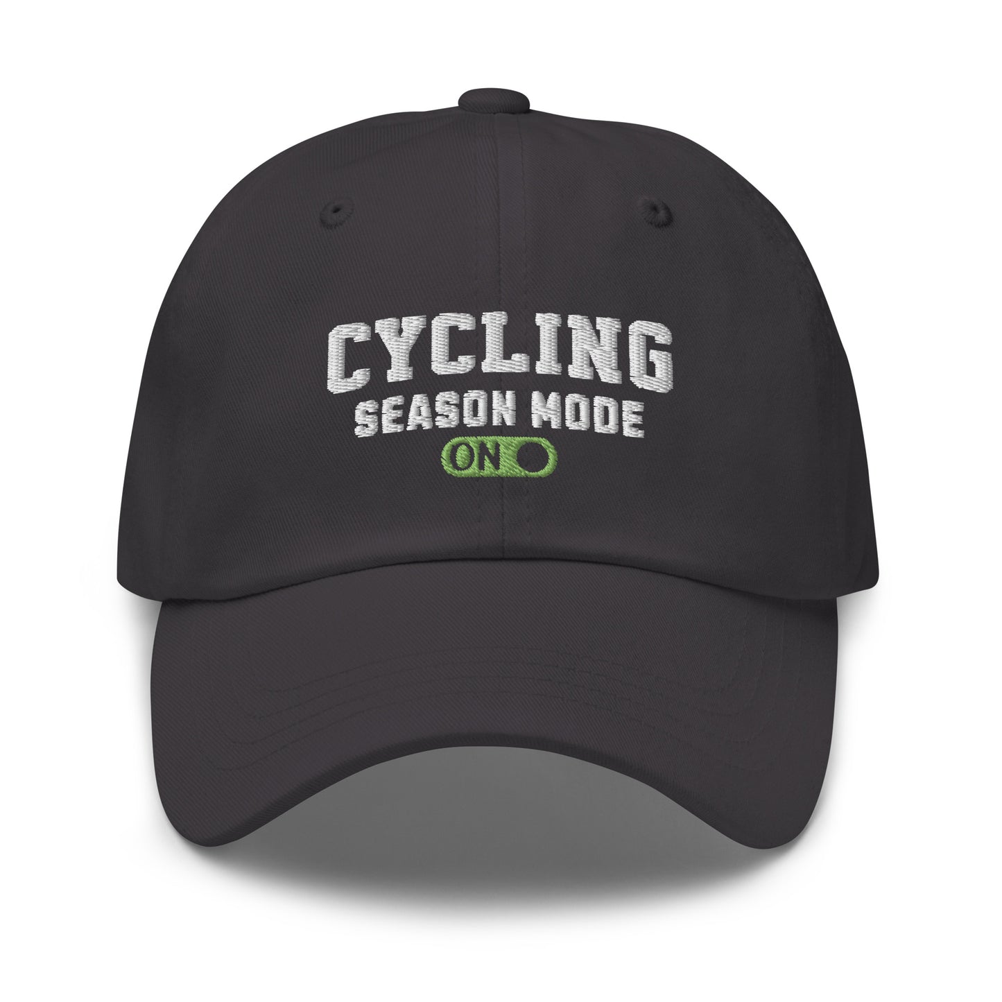Cycling Season Mode ON Embroidered Hat