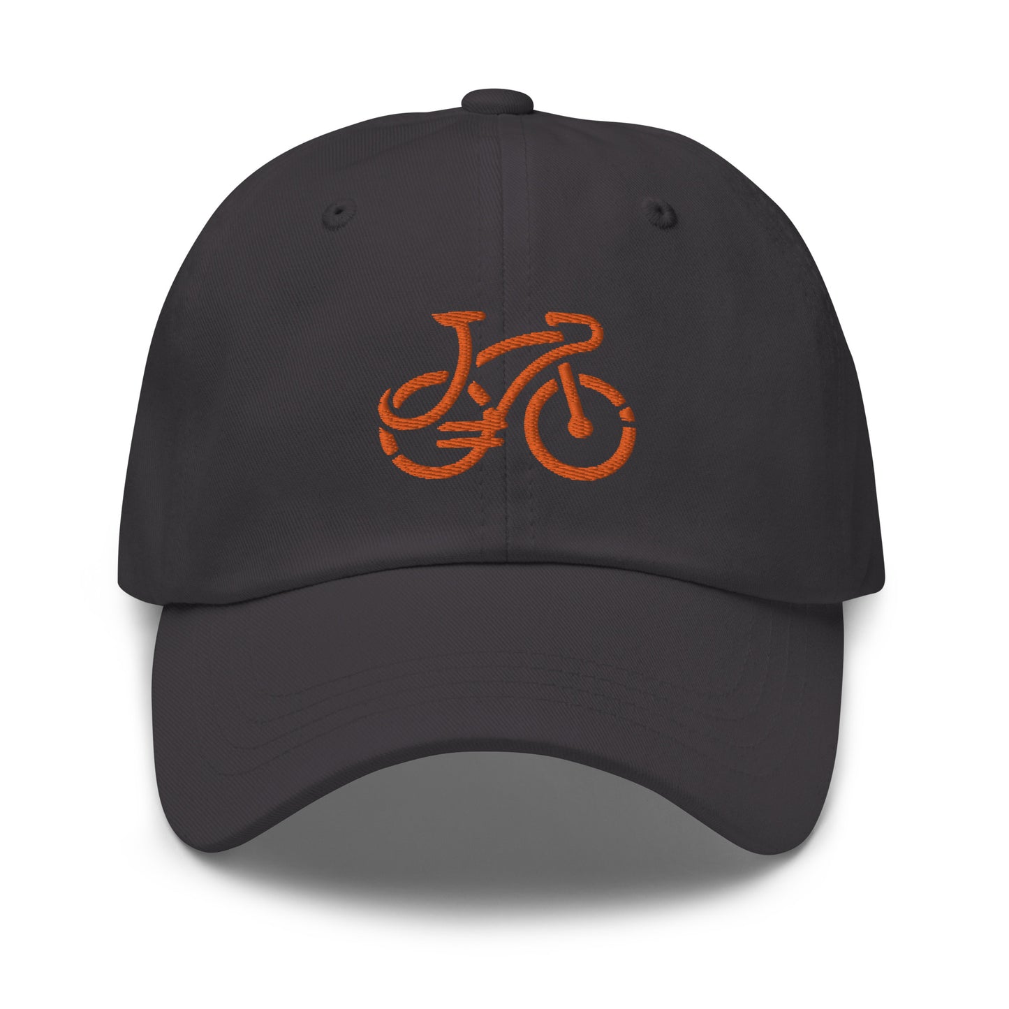 Cool Modern Bike Embroidered Dad gray cap