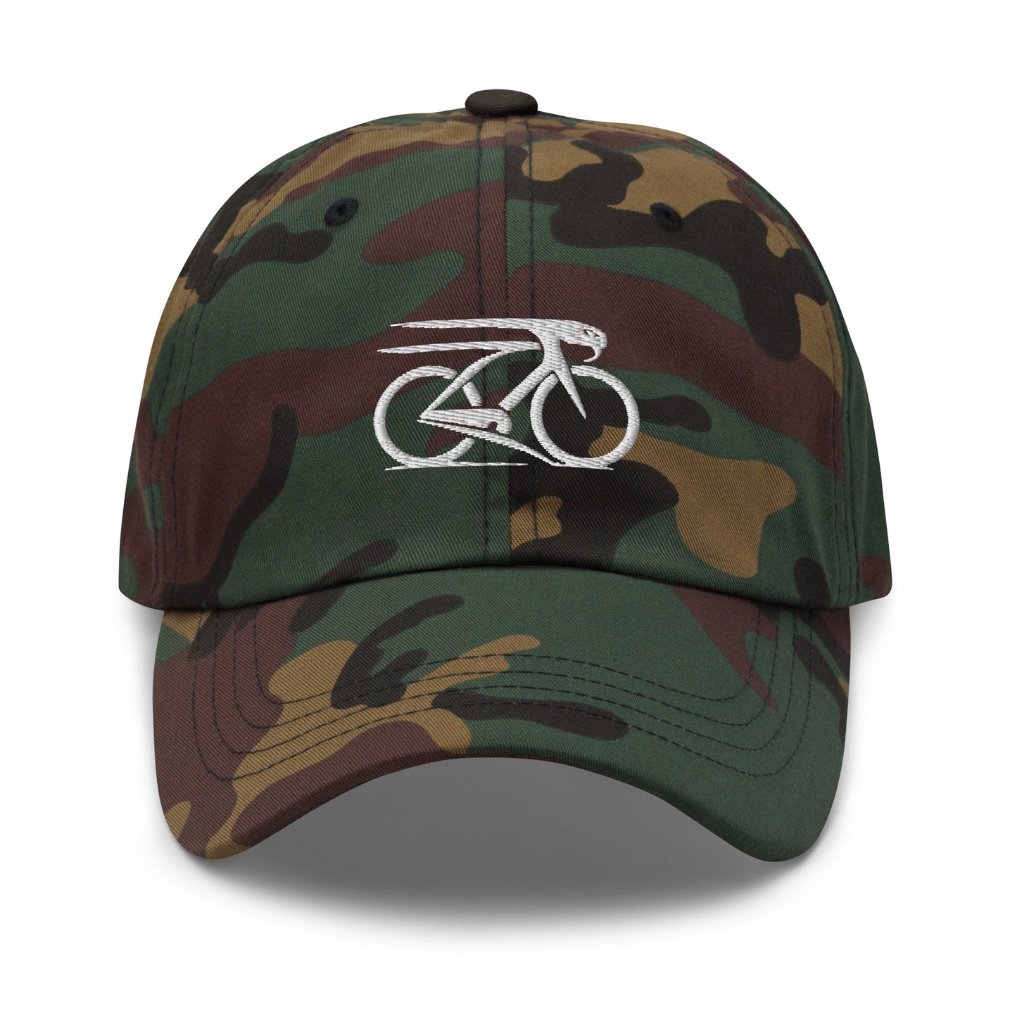Bicycle and Cobra Embroidered Hat