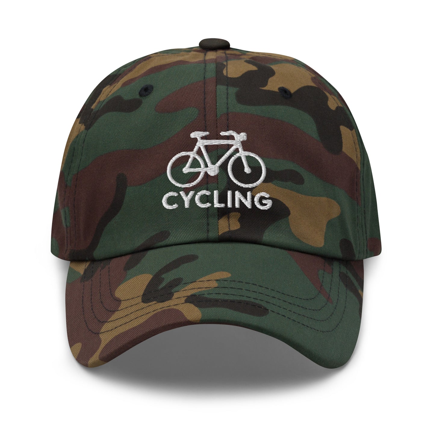 Sombrero de papá bordado de bicicleta de ciclismo