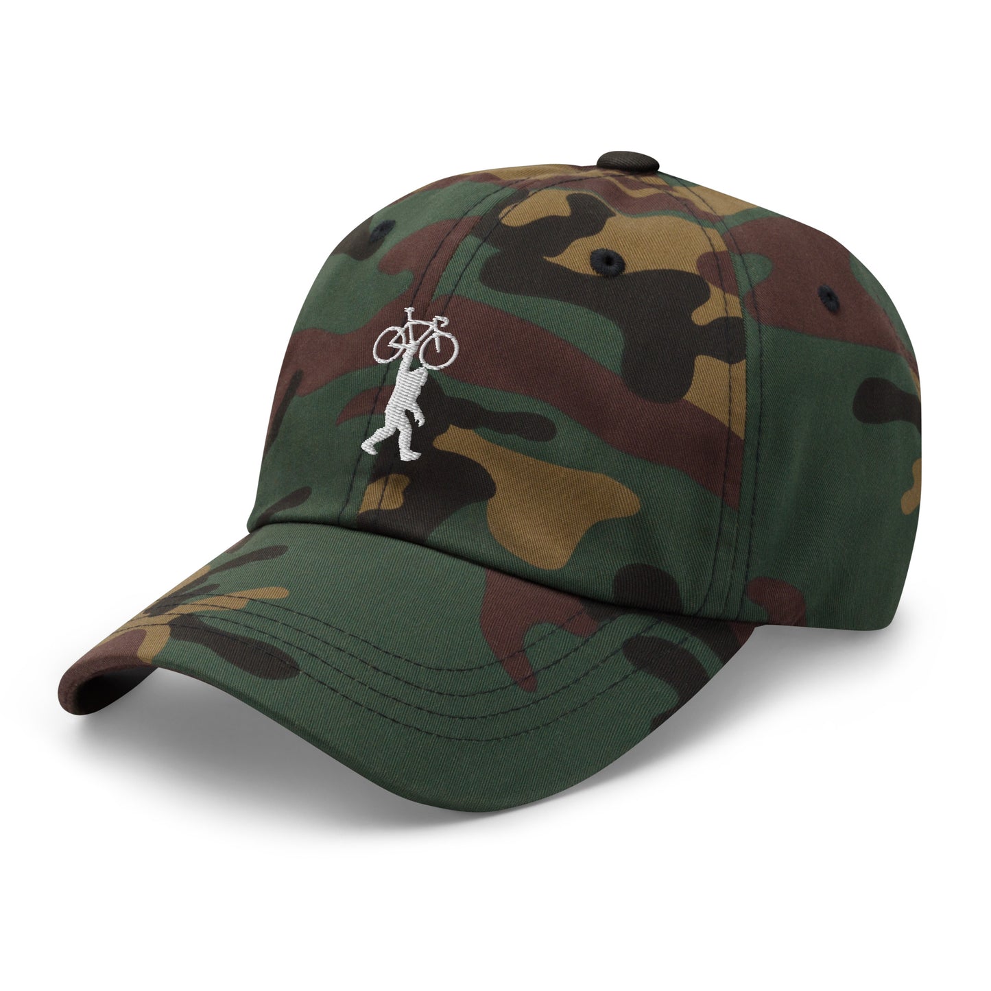 Bigfoot and Bike Embroidered Hat