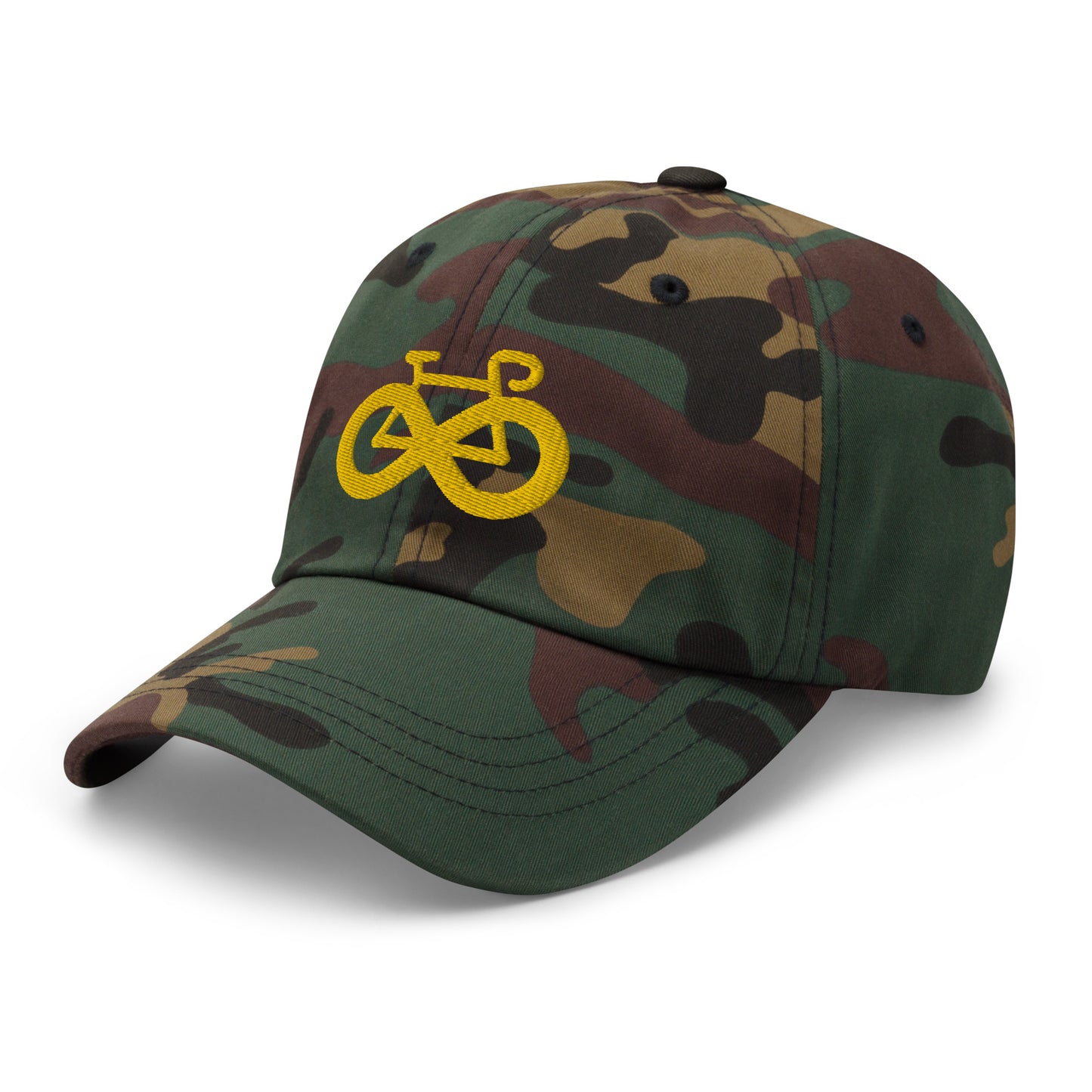 Infinity Yellow Bicycle Embroidered Hat