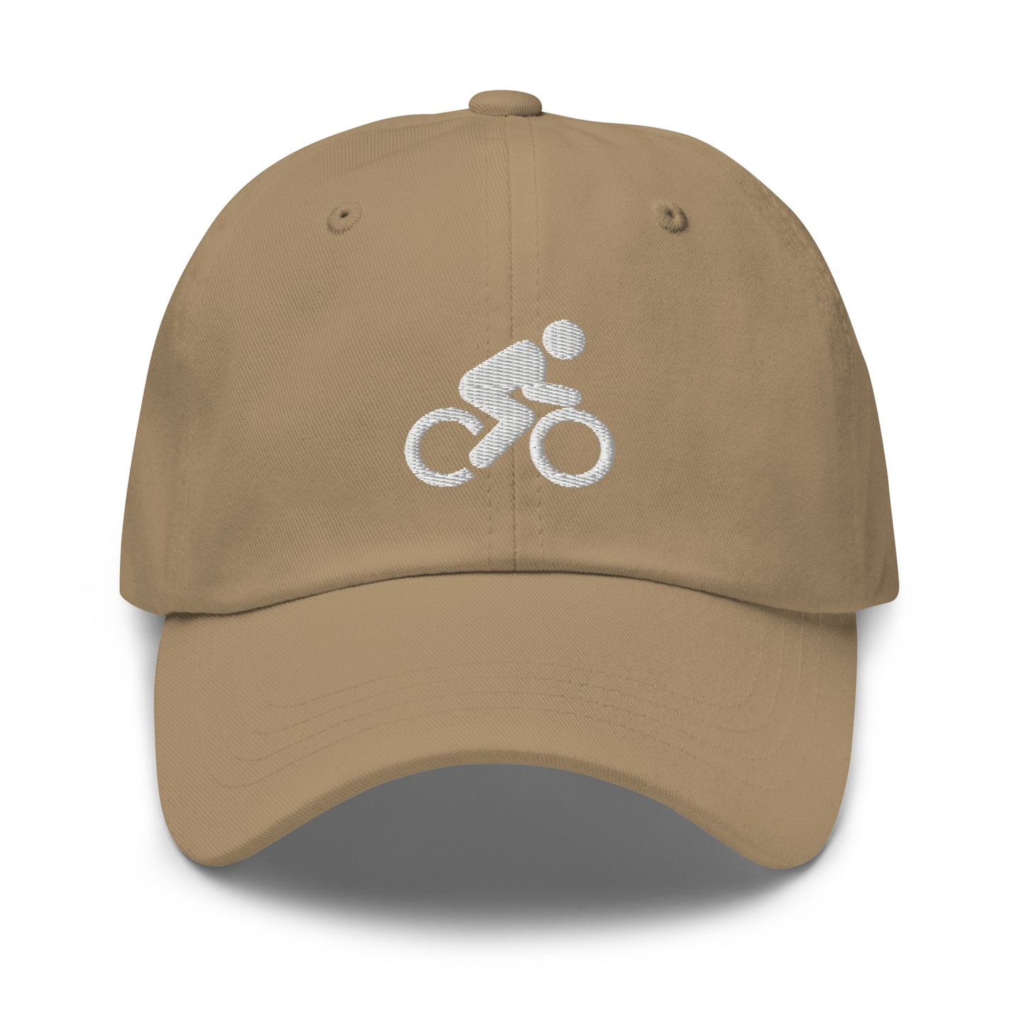 Gorro de papá bordado ciclista