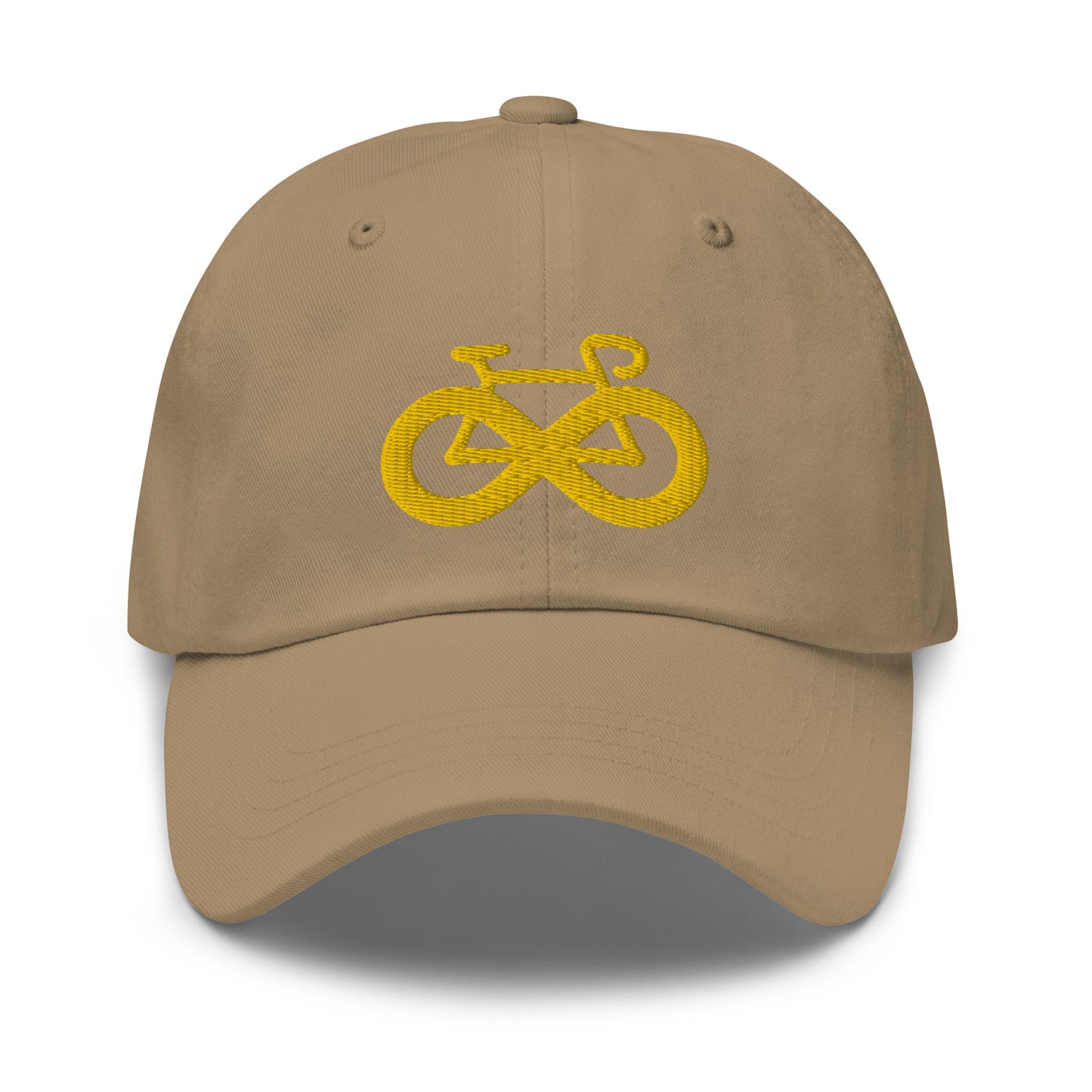 Infinity Yellow Bicycle Embroidered Hat